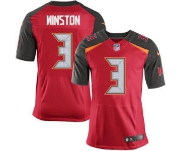 nike nfl jerseys tampa bay buccaneers #3 winston red[Elite]