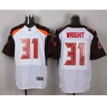 nike nfl jerseys tampa bay buccaneers #31 wright white[Elite]