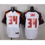 nike nfl jerseys tampa bay buccaneers #34 sims white[Elite]