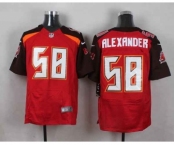 nike nfl jerseys tampa bay buccaneers #58 rlexander red[Elite]