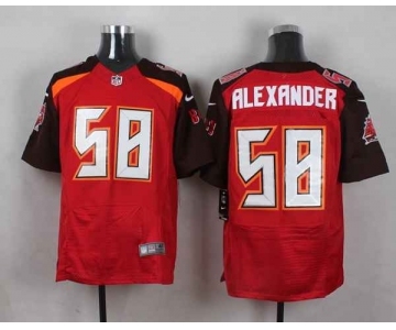 nike nfl jerseys tampa bay buccaneers #58 rlexander red[Elite]