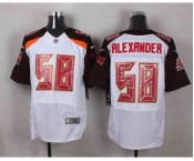 nike nfl jerseys tampa bay buccaneers #58 rlexander white[Elite]