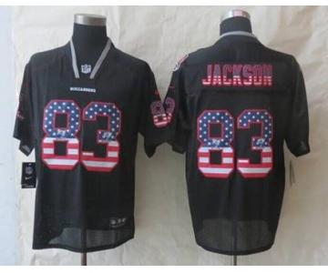 nike nfl jerseys tampa bay buccaneers #83 jackson black[Elite USA flag fashion]