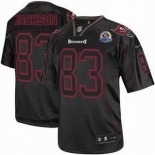 nike nfl jerseys tampa bay buccaneers #83 jackson black[Elite lights out 50th Patch]