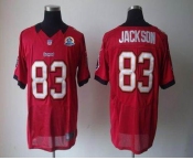 nike nfl jerseys tampa bay buccaneers #83 jackson red[Elite 50th Patch]