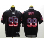 nike nfl jerseys tampa bay buccaneers #99 sapp black[Elite USA flag fashion]