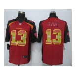 2015 new nike tampa bay buccaneers #13 evans red strobe jerseys[limited]