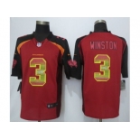 2015 new nike tampa bay buccaneers #3 winston red strobe jerseys[limited]