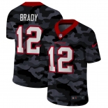 Men New Nike Tampa Bay Buccaneers #12 Brady 2020 Nike Camo Salute to Service Limited Jersey