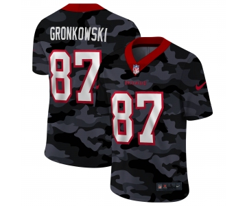 Men New Nike Tampa Bay Buccaneers #87 Gronkowski 2020 Nike Camo Salute to Service Limited Jersey