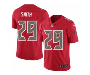 Men Nike Tampa Bay Buccaneers #29 Ryan Smith Limited Red Rush Vapor Untouchable NFL Jerse