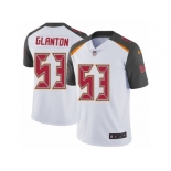 Men Nike Tampa Bay Buccaneers #53 Adarius Glanton White Vapor Untouchable Limited Player NFL Jersey