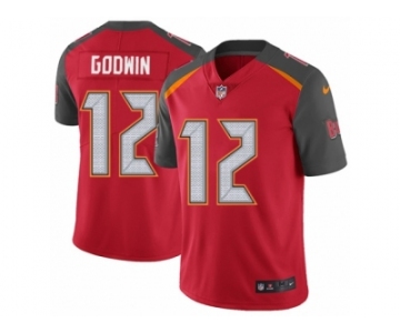 Men's Nike Tampa Bay Buccaneers #12 Chris Godwin Vapor Untouchable Limited Red Team Color NFL Jersey