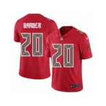 Men's Nike Tampa Bay Buccaneers #20 Ronde Barber Limited Red Rush NFL Jersey