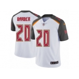 Men's Nike Tampa Bay Buccaneers #20 Ronde Barber Vapor Untouchable Limited White NFL Jersey