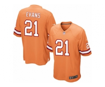 Men's Nike Tampa Bay Buccaneers #21 Justin Evans Limited Orange Glaze Alternate NFL Jersey