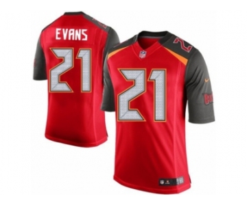 Men's Nike Tampa Bay Buccaneers #21 Justin Evans Limited Red Team Color NFL Jersey