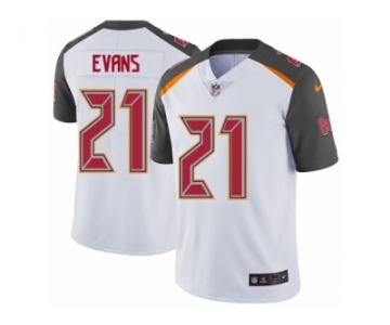 Men's Nike Tampa Bay Buccaneers #21 Justin Evans Vapor Untouchable Limited White NFL Jersey