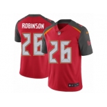 Men's Nike Tampa Bay Buccaneers #26 Josh Robinson Vapor Untouchable Limited Red Team Color NFL Jersey