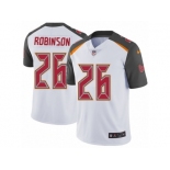 Men's Nike Tampa Bay Buccaneers #26 Josh Robinson Vapor Untouchable Limited White NFL Jersey