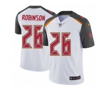 Men's Nike Tampa Bay Buccaneers #26 Josh Robinson Vapor Untouchable Limited White NFL Jersey