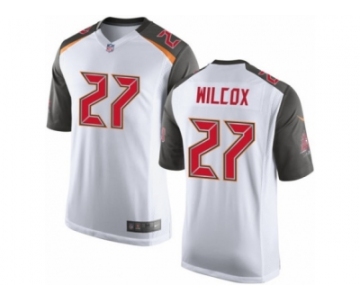 Men's Nike Tampa Bay Buccaneers #27 J.J. Wilcox Limited White NFL Jersey