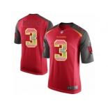 Men's Nike Tampa Bay Buccaneers #3 Jameis Winston Limited Red Strobe NFL Jersey