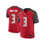 Men's Nike Tampa Bay Buccaneers #3 Jameis Winston Vapor Untouchable Limited Red Team Color NFL Jersey