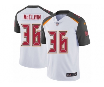 Men's Nike Tampa Bay Buccaneers #36 Robert McClain White Vapor Untouchable Limited Player NFL Jersey