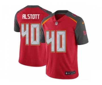 Men's Nike Tampa Bay Buccaneers #40 Mike Alstott Vapor Untouchable Limited Red Team Color NFL Jersey