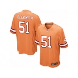 Men's Nike Tampa Bay Buccaneers #51 Kendell Beckwith Limited Orange Glaze Alternate NFL Jersey