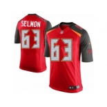 Men's Nike Tampa Bay Buccaneers #63 Lee Roy Selmon Limited Red Team Color NFL Jersey