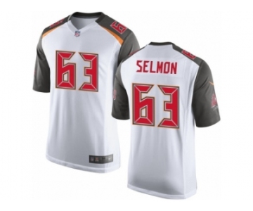 Men's Nike Tampa Bay Buccaneers #63 Lee Roy Selmon Limited White NFL Jersey