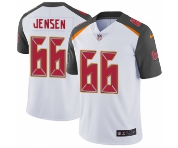 Men's Nike Tampa Bay Buccaneers #66 Ryan Jensen White Vapor Untouchable Limited Player NFL Jersey