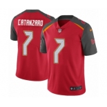 Men's Nike Tampa Bay Buccaneers #7 Chandler Catanzaro Red Team Color Vapor Untouchable Limited Player NFL Jersey