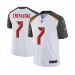 Men's Nike Tampa Bay Buccaneers #7 Chandler Catanzaro White Vapor Untouchable Limited Player NFL Jersey