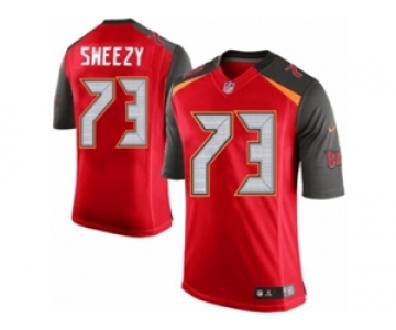 Men's Nike Tampa Bay Buccaneers #73 J. R. Sweezy Limited Red Team Color NFL Jersey