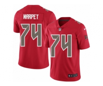 Men's Nike Tampa Bay Buccaneers #74 Ali Marpet Limited Red Rush NFL Jersey