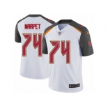 Men's Nike Tampa Bay Buccaneers #74 Ali Marpet Vapor Untouchable Limited White NFL Jersey