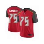 Men's Nike Tampa Bay Buccaneers #75 Davonte Lambert Vapor Untouchable Limited Red Team Color NFL Jersey