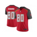 Men's Nike Tampa Bay Buccaneers #80 O. J. Howard Vapor Untouchable Limited Red Team Color NFL Jersey