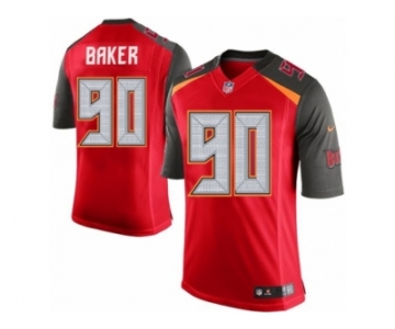 Men's Nike Tampa Bay Buccaneers #90 Chris Baker Limited Red Team Color NFL Jersey