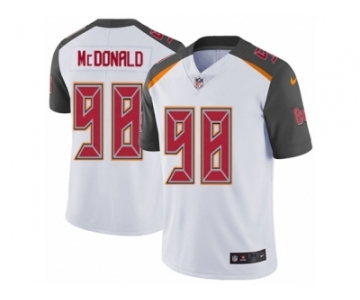 Men's Nike Tampa Bay Buccaneers #98 Clinton McDonald Vapor Untouchable Limited White NFL Jersey