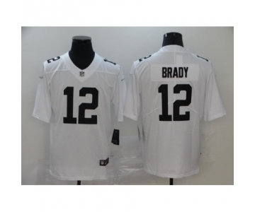 Men's Tampa Bay Buccaneers #12 Tom Brady 2020 Vapor Limited White Jersey