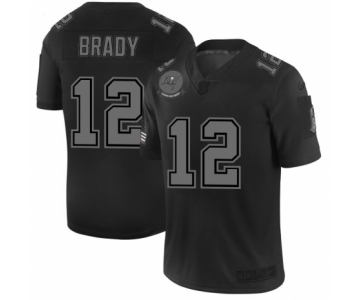 Men's Tampa Bay Buccaneers #12 Tom Brady Black 2019 Salute to Service Limited Jersey