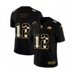 Men's Tampa Bay Buccaneers #12 Tom Brady Carbon Black Vapor Cristo Redentor Limited Jersey