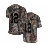 Men's Tampa Bay Buccaneers #12 Tom Brady Limited Camo Rush Realtree Football Jersey