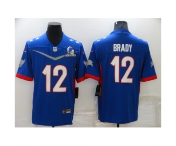 Men's Tampa Bay Buccaneers #12 Tom Brady Nike Royal 2022 NFC Pro Bowl Limited Player Jersey