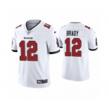 Men's Tampa Bay Buccaneers #12 Tom Brady White Vapor Limited Jersey