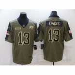 Men's Tampa Bay Buccaneers #13 Mike Evans Nike Olive 2021 Salute To Service Limited Player Jersey